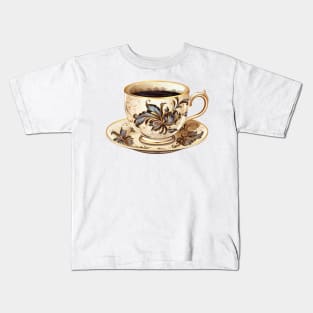 Vintage Coffee Cup #2 Kids T-Shirt